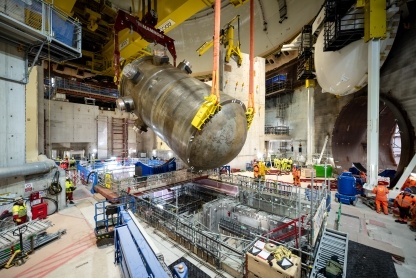 First nuclear reactor for a generation is fitted to British power
